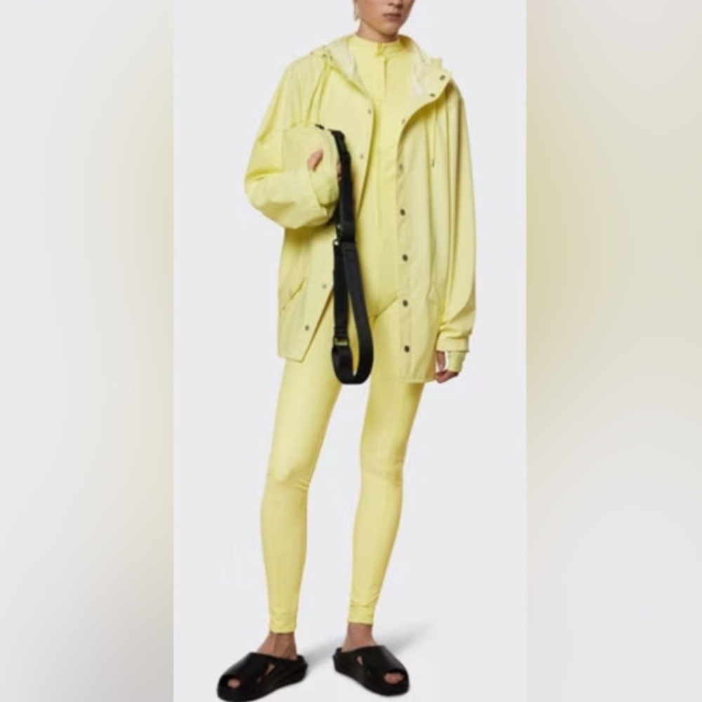 Rains Classic Straw Color Raincoat Jacket NWT 🌴